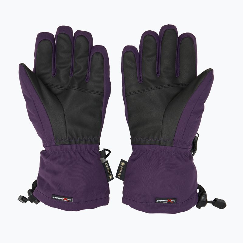 Рукавиці гірськолижні дитячі ZIENER Lani GTX dark violet 2