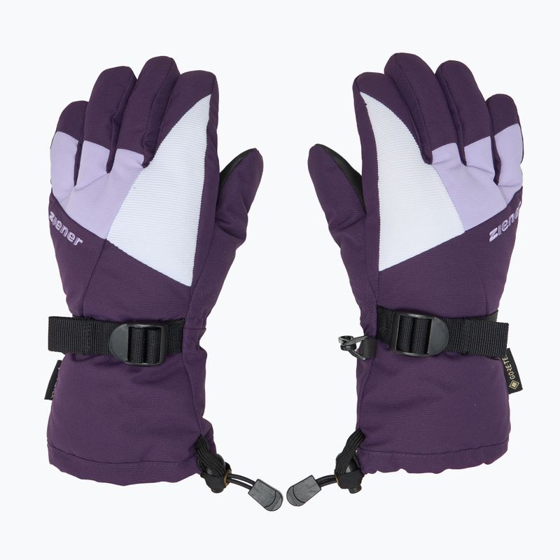Рукавиці гірськолижні дитячі ZIENER Lani GTX dark violet 3