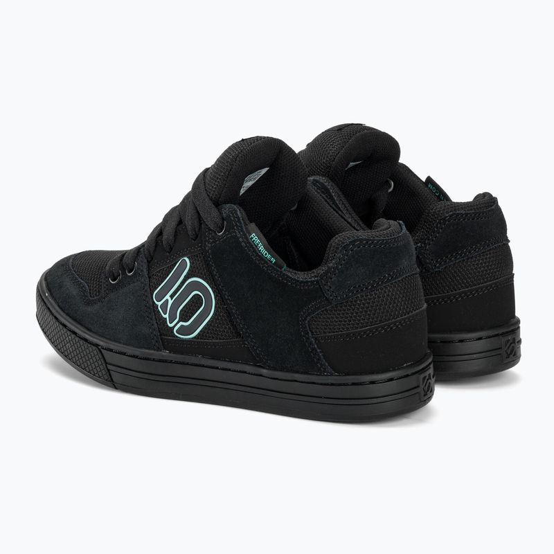 Кросівки велосипедні на платформі жіночі adidas FIVE TEN Freerider core black/acid mint/core black 4