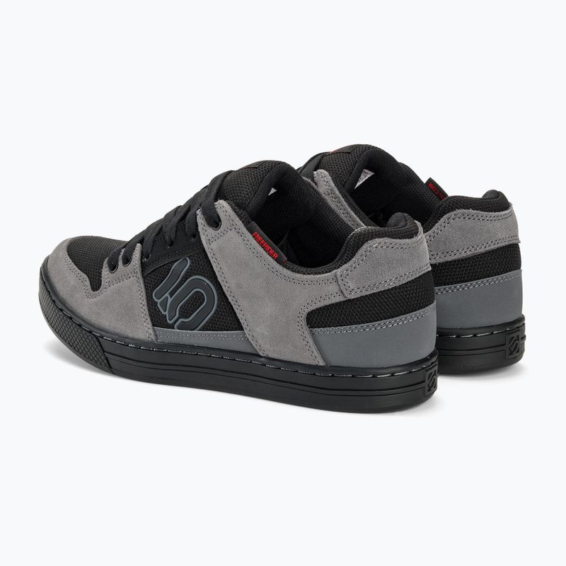 Кросівки велосипедні на платформі чоловічі adidas FIVE TEN Freerider grey five/core black/grey four FW2836 4
