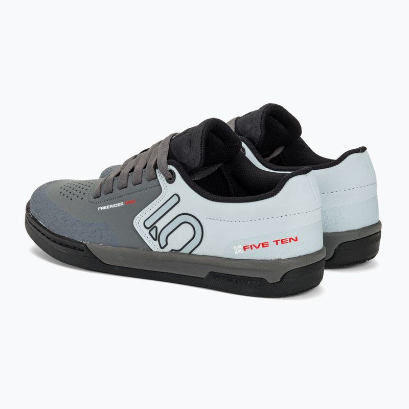 Кросівки велосипедні на платформі чоловічі adidas FIVE TEN Freerider Pro grey five/ftwr white/halo blue 4