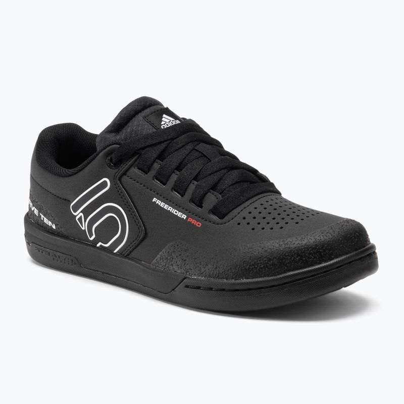 Кросівки велосипедні на платформі чоловічі adidas FIVE TEN Freerider Pro core black/white/white