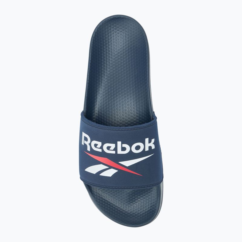 Шльопанці чоловічі Reebok Fulgere vector navy/white/vector red 5