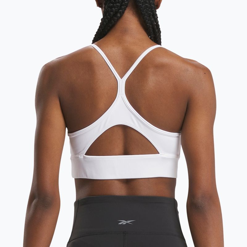 Бюстгальтер для тренувань жіночий Reebok Workout Ready Sports white 3