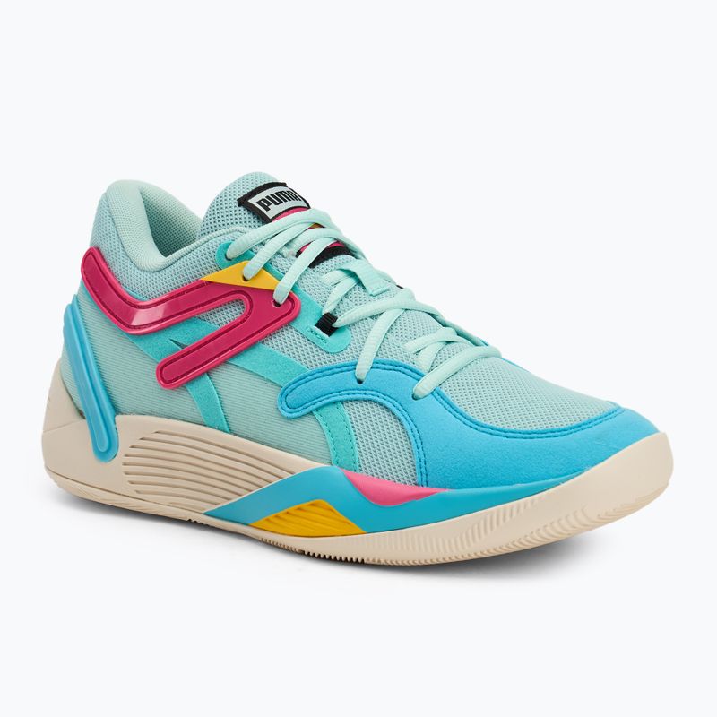 Кросівки чоловічі PUMA TRC Blaze Court eggshell blue/elektro pool