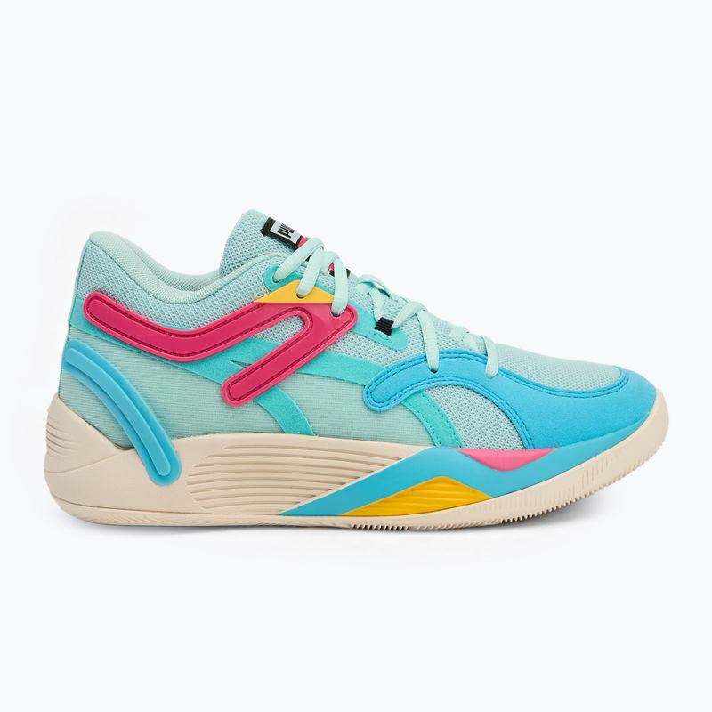 Кросівки чоловічі PUMA TRC Blaze Court eggshell blue/elektro pool 2