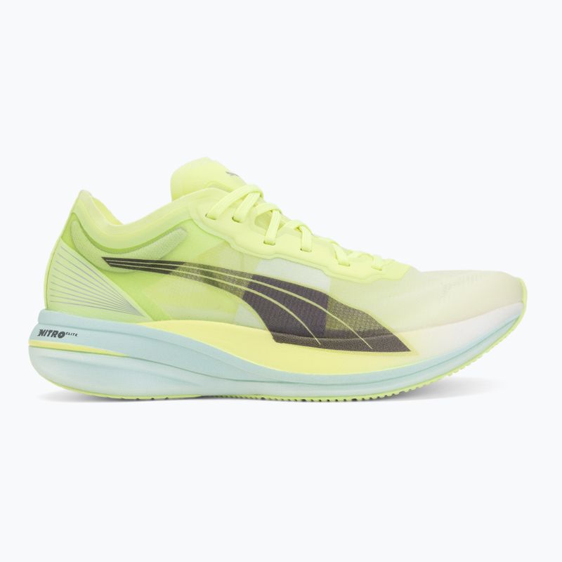 Кросівки для бігу жіночі PUMA Deviate Nitro Elite Racer yellow/green/blue/grey/white/black 2