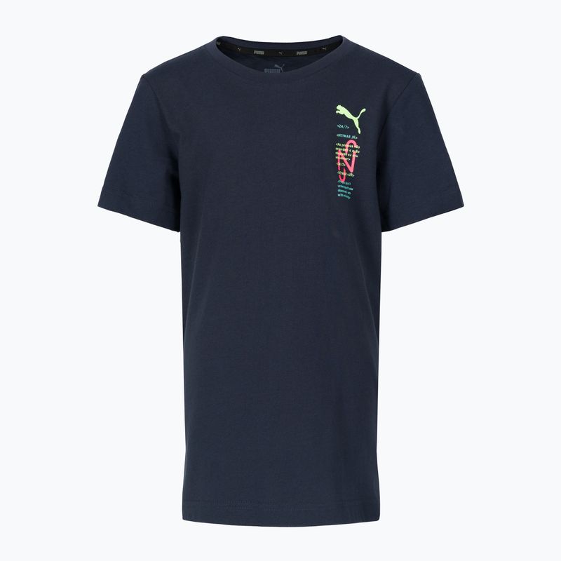 Футболка футбольна дитяча PUMA Neymar Jr. 24/7 Graphic синя 605775 09