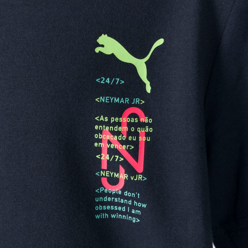 Футболка футбольна дитяча PUMA Neymar Jr. 24/7 Graphic синя 605775 09 3