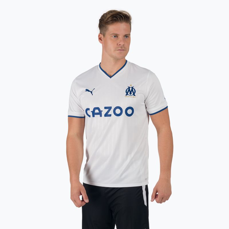 Футболка футбольна чоловіча PUMA Om Home Jersey Replica біла 766085 01