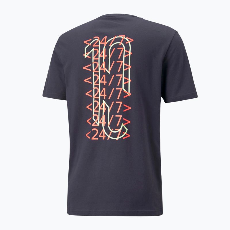 Футболка футбольна чоловіча PUMA Neymar Jr. 24/7 Graphic синя 605814 09 7
