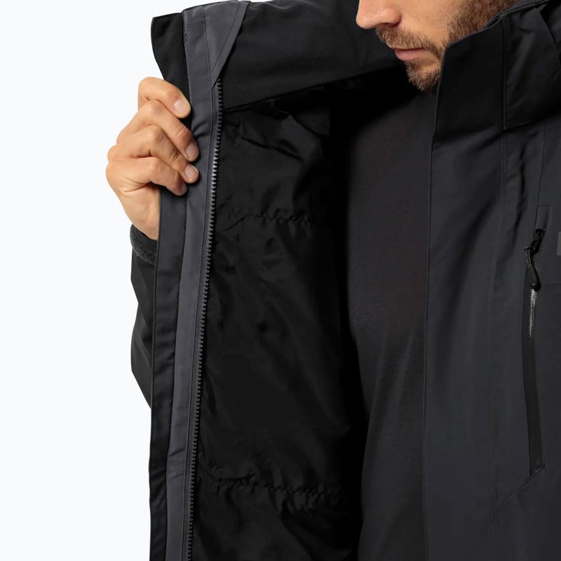 Куртка 3в1 чоловіча Jack Wolfskin Jasper 2L black 4