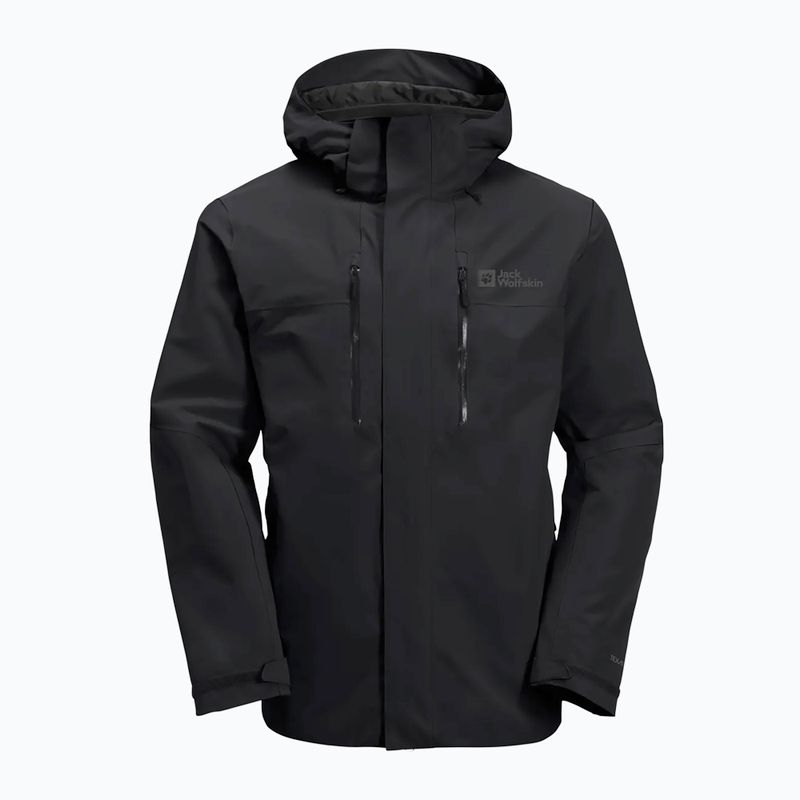 Куртка 3в1 чоловіча Jack Wolfskin Jasper 2L black 6