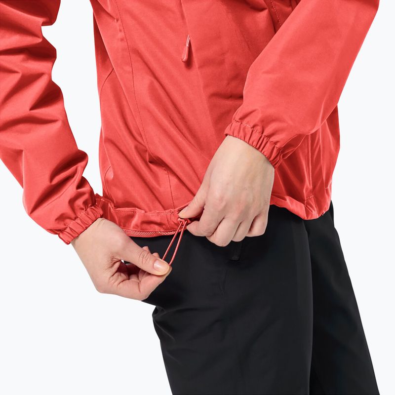 Куртка протидощова жіноча Jack Wolfskin Stormy Point 2L vibrant red 6