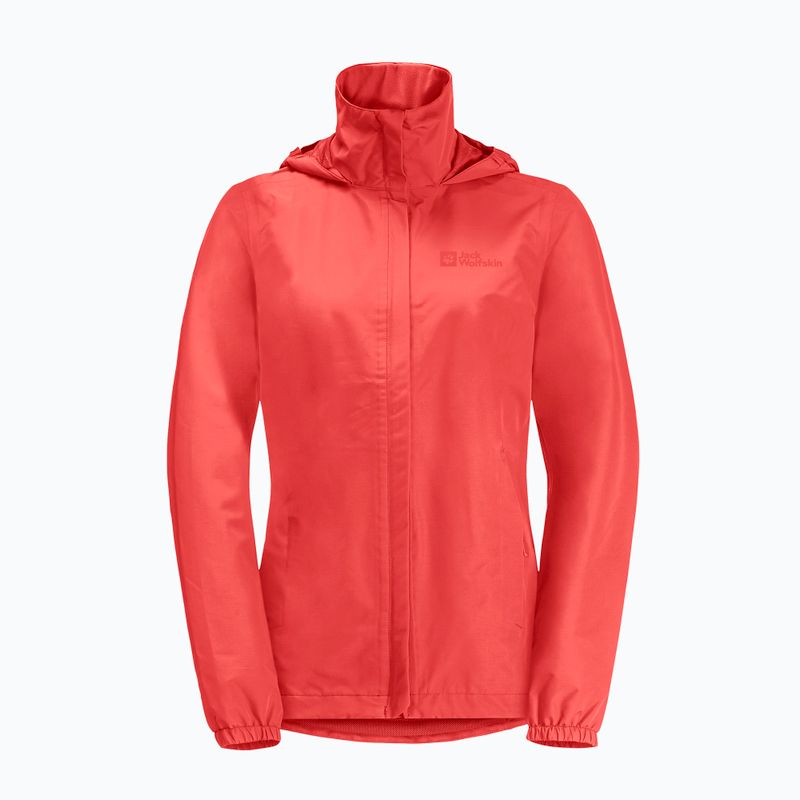 Куртка протидощова жіноча Jack Wolfskin Stormy Point 2L vibrant red 7