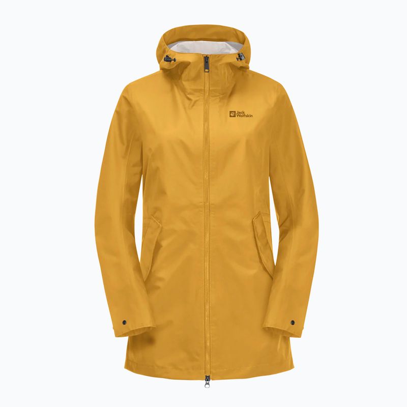 Плащ протидощовий жіночий Jack Wolfskin Dakar Parka curry 6