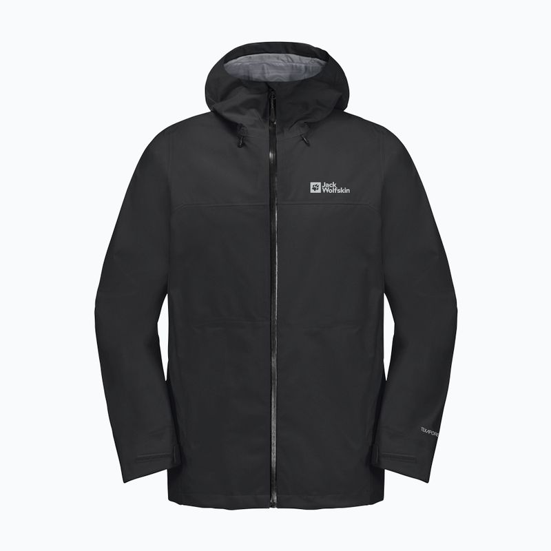 Куртка-дощовик чоловіча Jack Wolfskin Highest Peak 3L black 11
