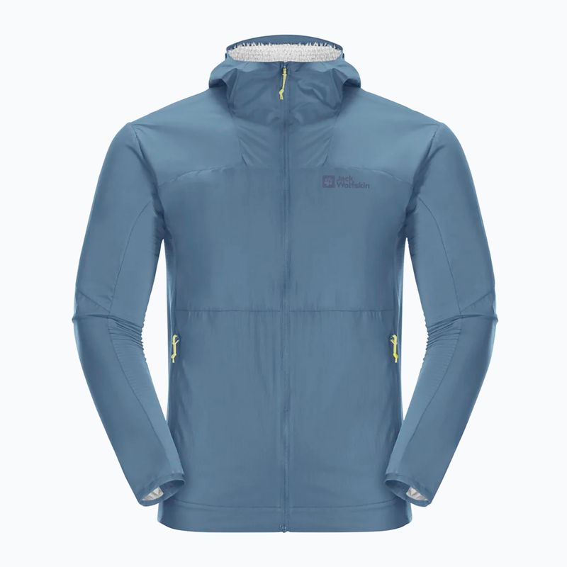 Куртка гібридна чоловіча Jack Wolfskin Prelight Alpha elemental blue 5