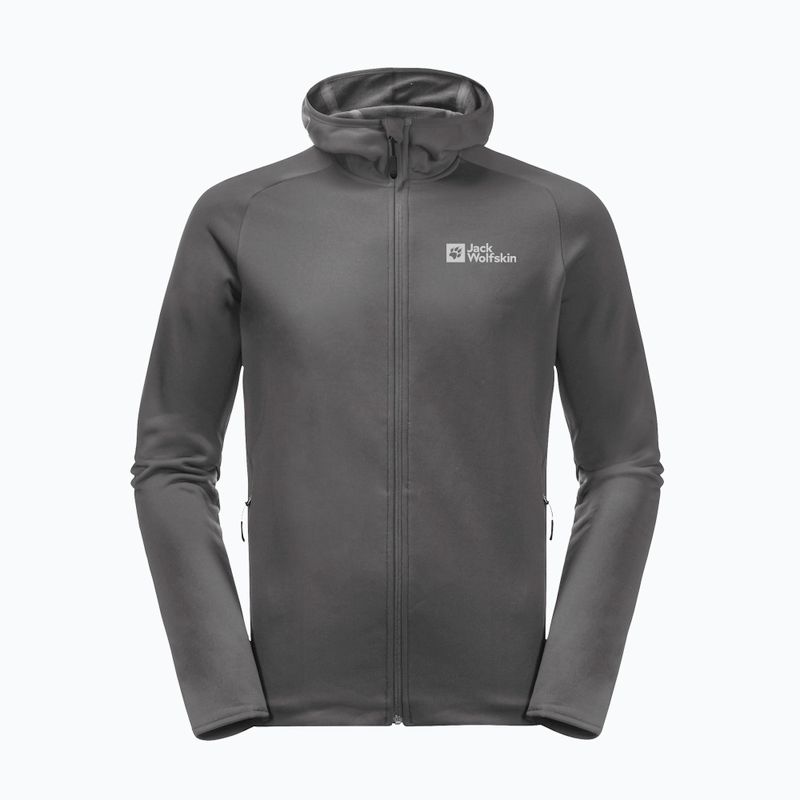 Кофта флісова чоловіча Jack Wolfskin Baiselberg Hooded Fz 5