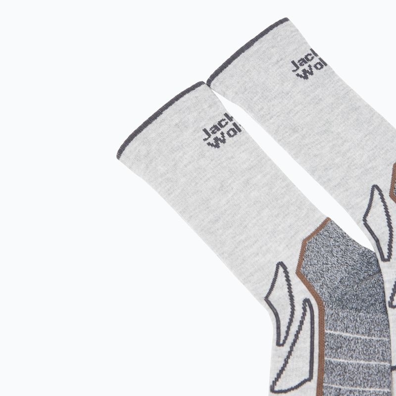 Трекінгові шкарпетки Jack Wolfskin Vojo Sock Cl C світло-сірі 2