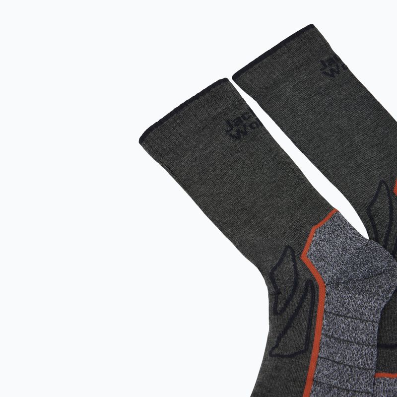 Шкарпетки трекінгові Jack Wolfskin Vojo Sock Cl C dark grey 2