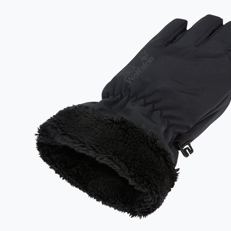 Рукавички трекінгові Jack Wolfskin Highloft black 3