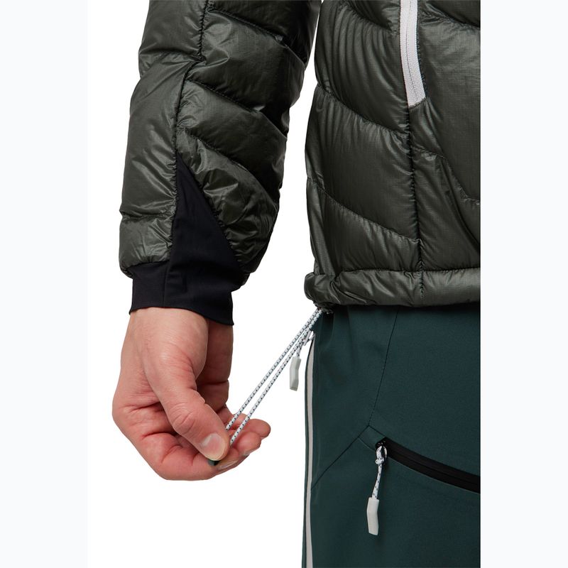 Чоловічий капюшон Jack Wolfskin Alpspitze Down Hoodie сланцевий зелений 5