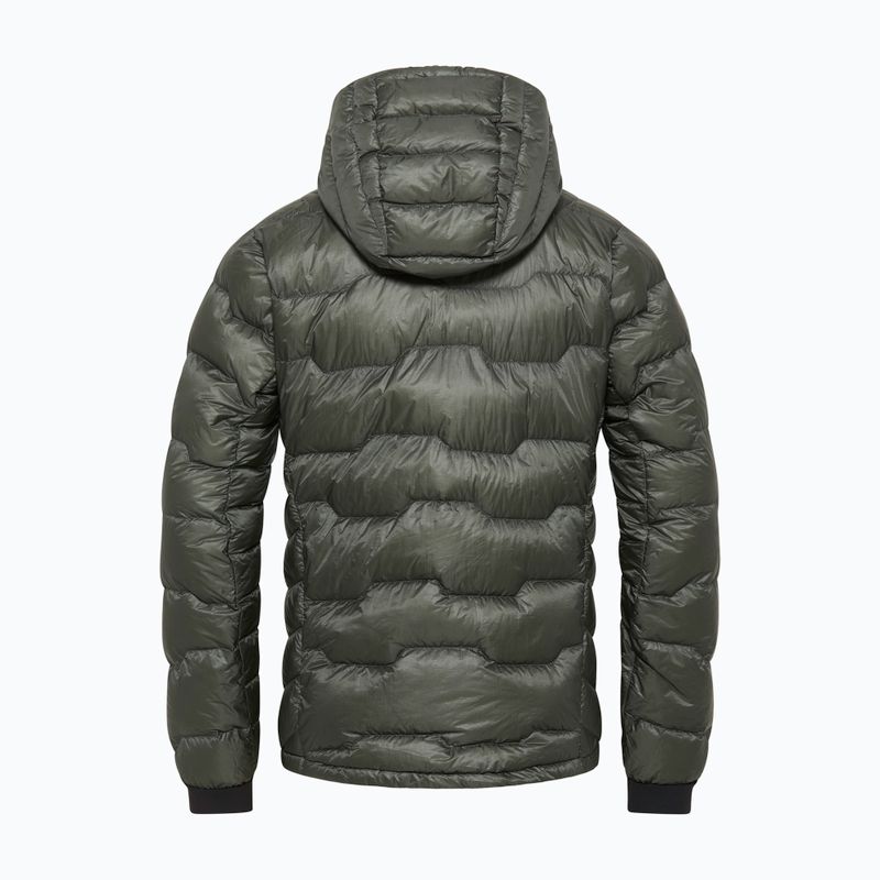 Чоловічий капюшон Jack Wolfskin Alpspitze Down Hoodie сланцевий зелений 8