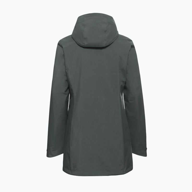 Куртка-дощовик жіноча Jack Wolfskin Heidelstein Ins slate green 8