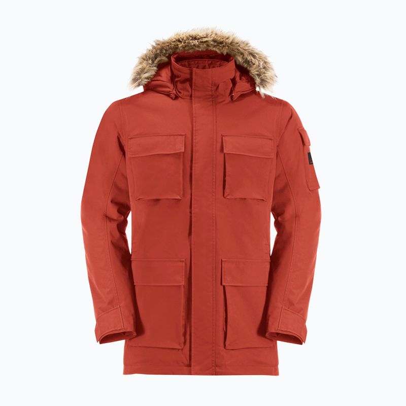 Пуховик чоловічий Jack Wolfskin Glacier Canyon Parka intense rust 7