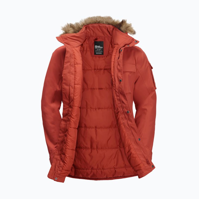 Пуховик чоловічий Jack Wolfskin Glacier Canyon Parka intense rust 9