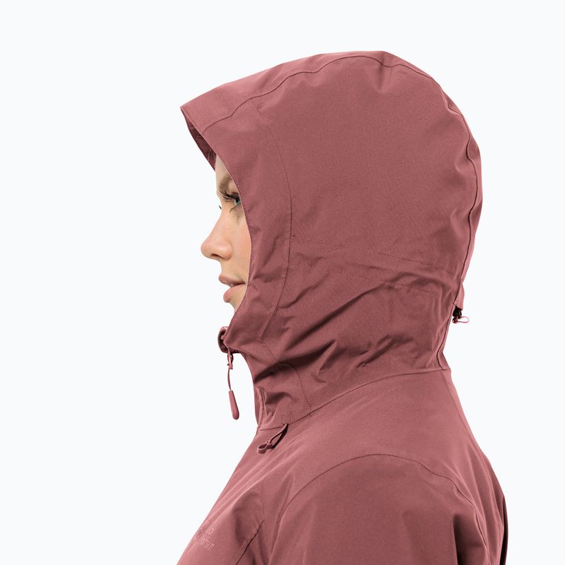 Куртка зимова жіноча Jack Wolfskin Heidelstein Ins red ochre 4