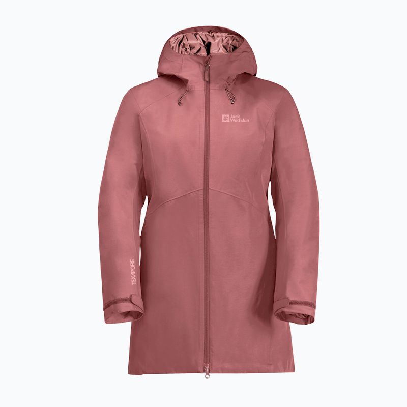 Куртка зимова жіноча Jack Wolfskin Heidelstein Ins red ochre 7