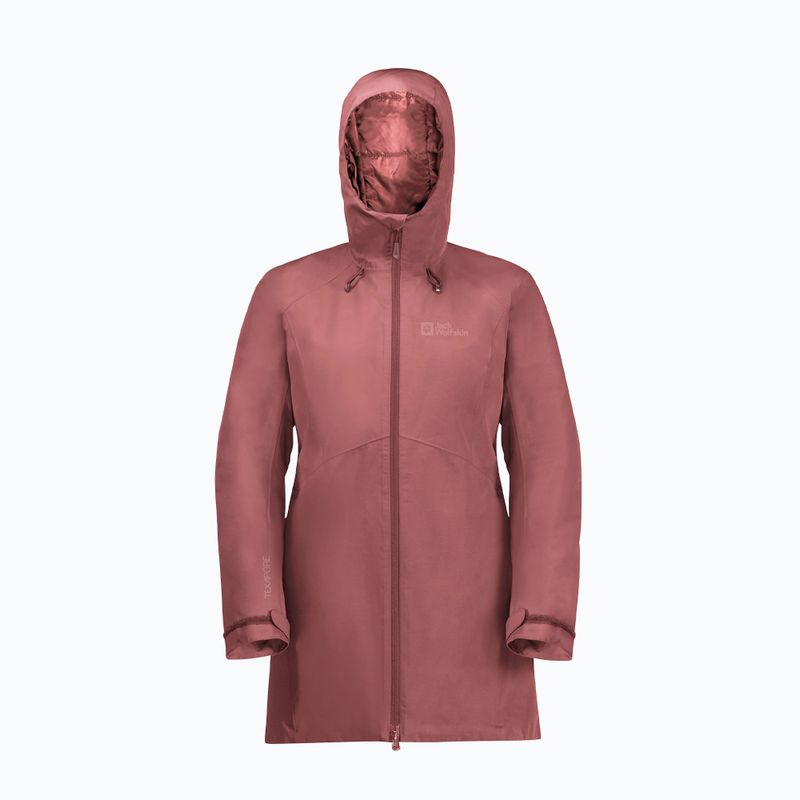 Куртка зимова жіноча Jack Wolfskin Heidelstein Ins red ochre 8