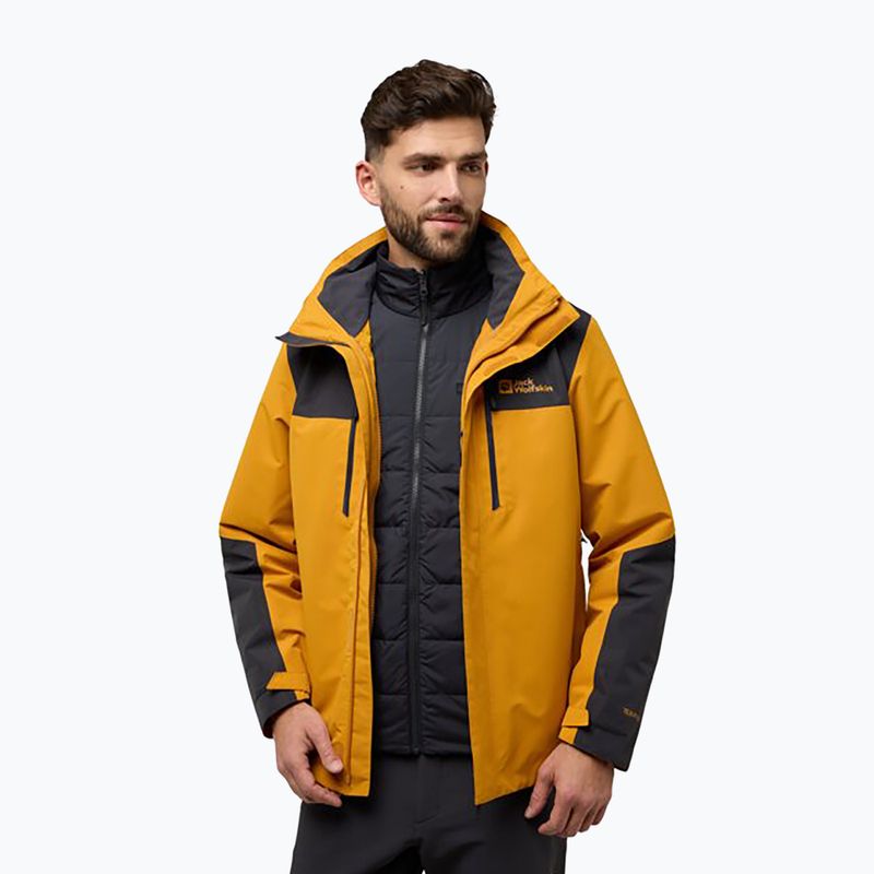 Куртка 3в1 чоловіча Jack Wolfskin Jasper 3In1 safflower 3