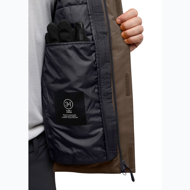 Куртка 3в1 чоловіча Jack Wolfskin Jasper 3In1 cold coffee 14