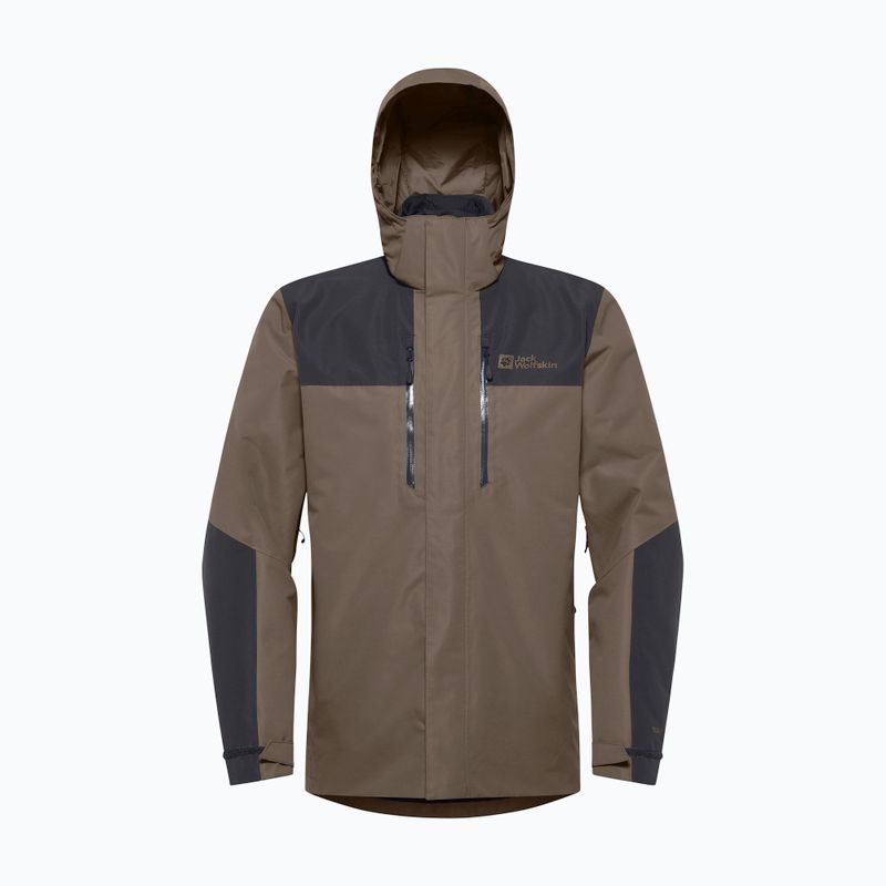 Куртка 3в1 чоловіча Jack Wolfskin Jasper 3In1 cold coffee 18