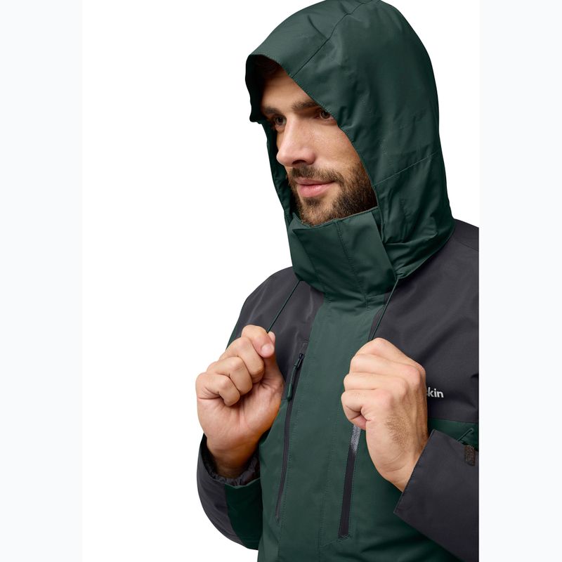 Куртка 3в1 чоловіча Jack Wolfskin Jasper 3In1 black olive 7