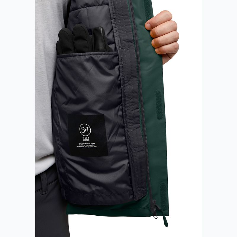 Куртка 3в1 чоловіча Jack Wolfskin Jasper 3In1 black olive 14