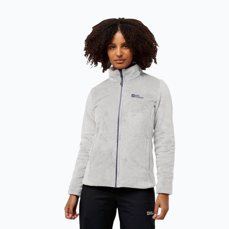 Кофта флісова жіноча Jack Wolfskin Rotwand 3In1 graphite 4