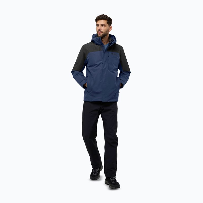 Куртка 3в1 чоловіча Jack Wolfskin Romberg 3In1 midnight sky 2
