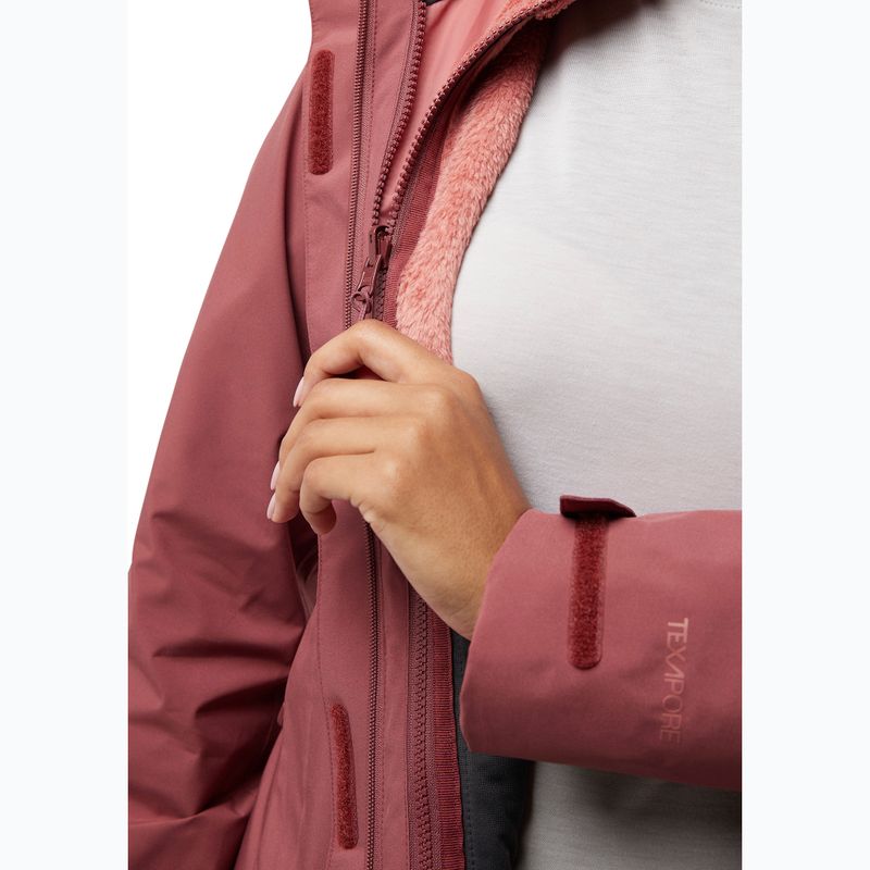 Кофта флісова жіноча Jack Wolfskin Rotwand 3In1 red ochre 10