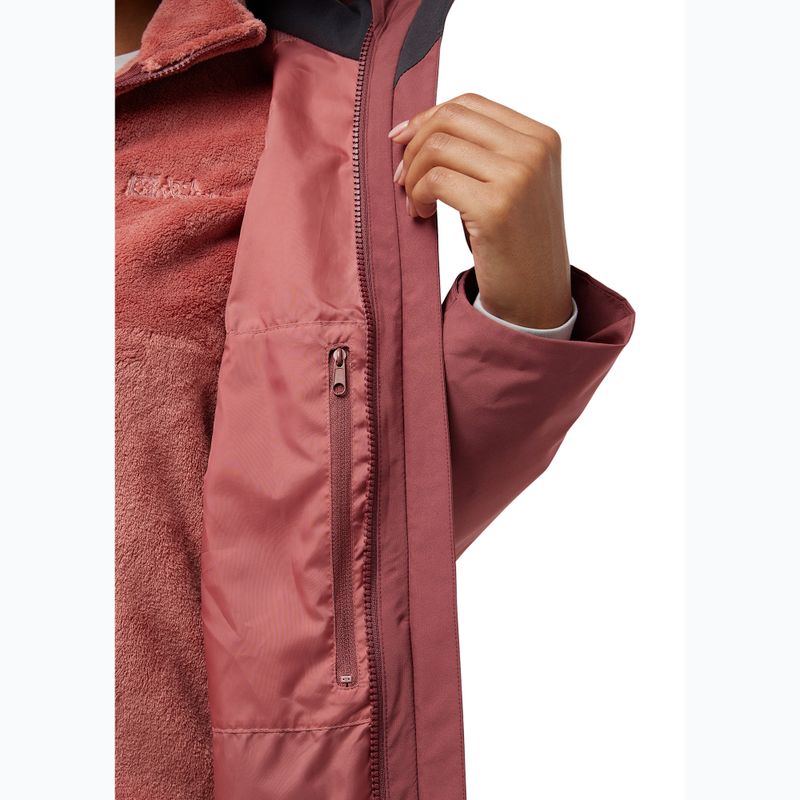 Кофта флісова жіноча Jack Wolfskin Rotwand 3In1 red ochre 11