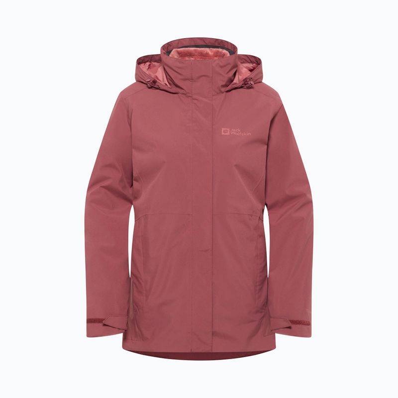 Кофта флісова жіноча Jack Wolfskin Rotwand 3In1 red ochre 12