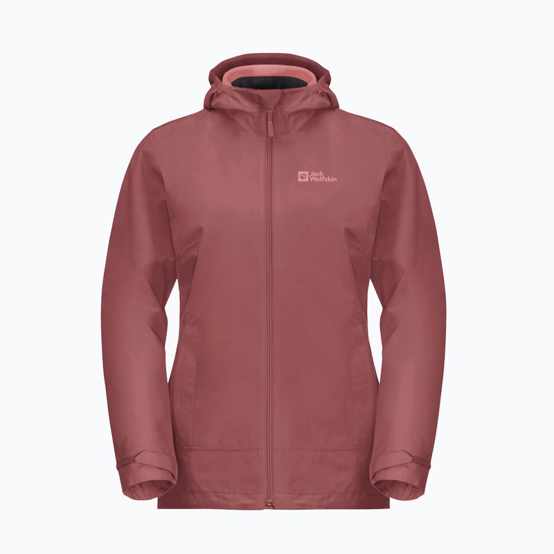 Куртка 3в1 жіноча Jack Wolfskin Moonrise 3In1 red ochre 8