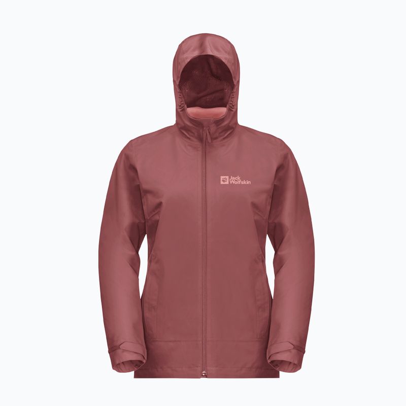 Куртка 3в1 жіноча Jack Wolfskin Moonrise 3In1 red ochre 9