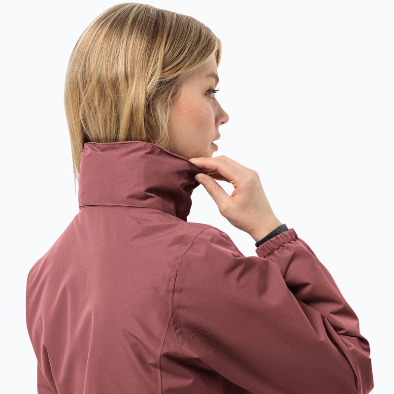 Куртка протидощова жіноча Jack Wolfskin Stormy Point 2L red ochre 4