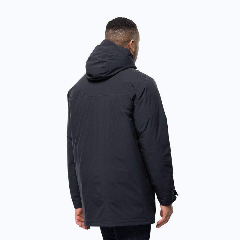 Пуховик чоловічий Jack Wolfskin Koenigsbau Parka dark navy 2
