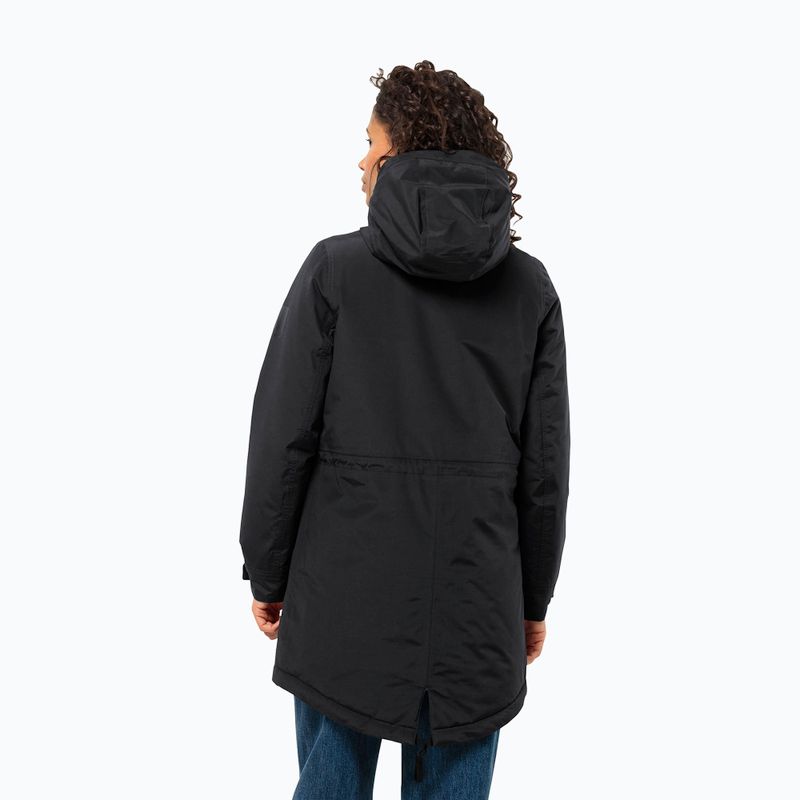 Куртка зимова жіноча Jack Wolfskin Talforst Parka black 2
