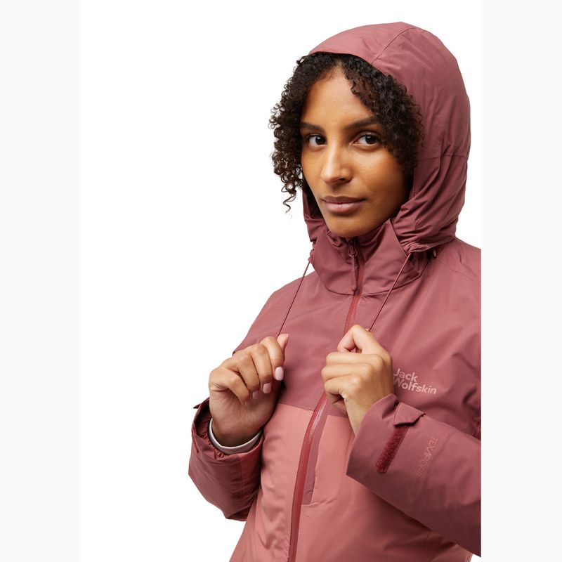 Куртка 3в1 жіноча Jack Wolfskin Hunberg mineral red 5